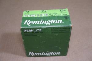 25 Remington Rem-Lite 12 Gauge 2-34 7-12 Shot Shotshells
