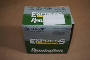 25 Remington Express 12 Gauge 2-34 Steel 3 Shot Shotshells