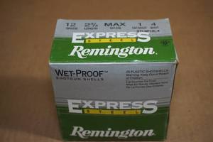 25 Remington Express 12 Gauge 2-34 Steel 4 Shot Shotshells