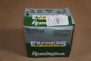 18 Remington Express 12 Gauge 2-34 Steel 3 Shot Shotshells