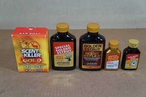 Scent Killer Soap and Assorted Estrus Scents
