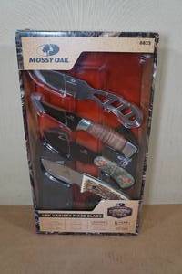 Mossy Oak 4PK Variety Fixed Blade Knife Set