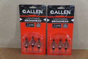 Allen Lightning 100 Gr Broadheads - 6 Total
