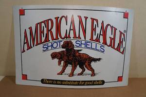 Vintage American Eagle Shotshell Sign