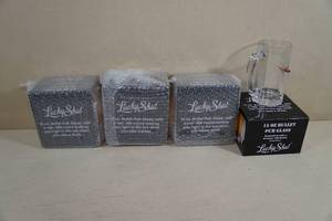 Lucky Shot 15 Oz Pub Glasses with Embedded Bullets