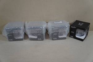 Lucky Shot 10 Oz 1776 Rocks Glasses with Embedded Bullets