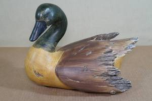 Carved Driftwood Goose
