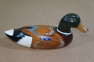 Carved and Painted Wood Duck