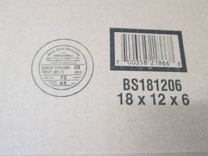 lot 20 image: The Packaging Wholesalers 18 x 12 x...