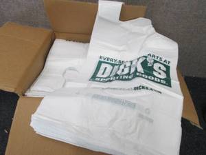 lot 56 image: Case of 1000 Branded Plastic Mercha...