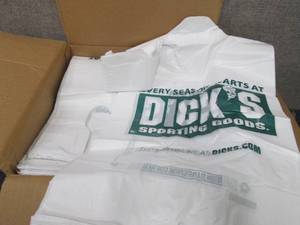 lot 60 image: Case of 1000 Branded Plastic Mercha...