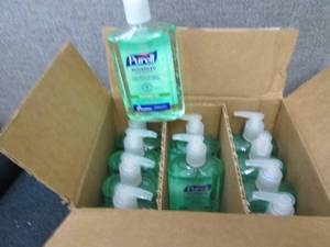 lot 75 image: 11- 12 oz Pump Purell Hand Sanitize...