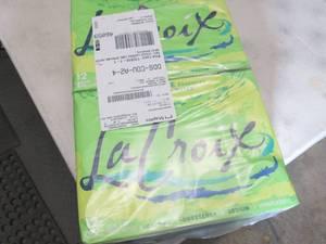 lot 76 image: 2-12 pks Lime Lacroix Sparkling Wat...