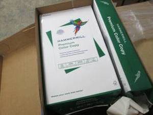 lot 103 image: 4 Reams Hammermill Premium White Co...