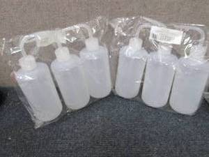 lot 123 image: 2- 3pks 500 ml Plastic Squeeze Bott...