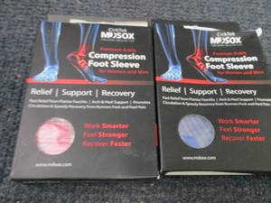 lot 129 image: 2 Premium Ankle Compression Foot Sl...