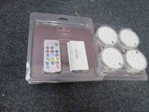 lot 147 image: 2- 4pks Madgechar Puck Lights ...