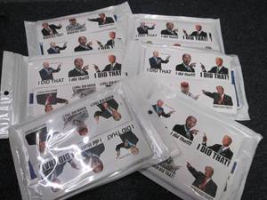lot 160 image: 6 pks BidenTrump Sticker...
