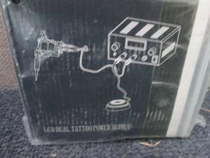 lot 204 image: LCD Dual Tattoo Power Supply...