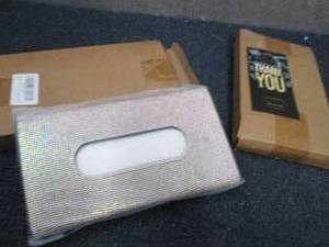 lot 205 image: 2 Auto Bling Visor Tissue Holders...