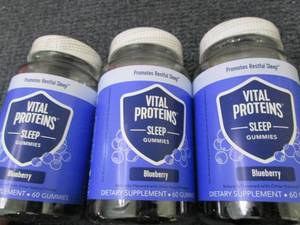 lot 214 image: 3- 60 ct Sleep Gummies...