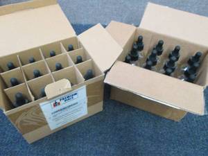 lot 224 image: 2 Sets of 12- 2 oz Clear Dropper Bo...