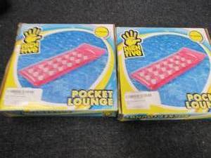 lot 257 image: 2 - Pocket Pool Loungers...