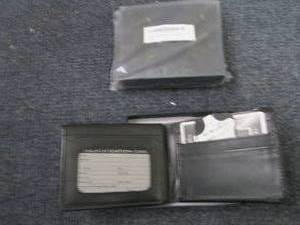 lot 258 image: 2- Bifold Mens Black Leather Wallet...