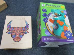 lot 284 image: Bubble Dragon, Wooden Puzzle...