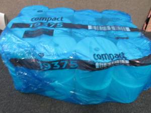 lot 347 image: 24 Rolls Compact Coreless 2 ply Toi...