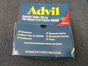 lot 357 image: 50 - 2ct pks Advil...