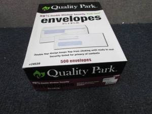 lot 376 image: Quality Park 500 ct Box  #8 58 Pri...