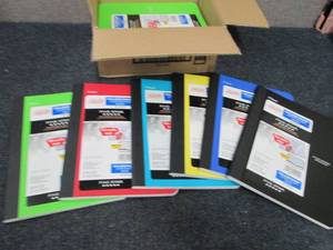 lot 409 image: Case of 12 Mead 100 sheet College R...