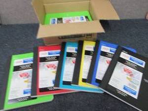 lot 410 image: Case of 12 Mead 100 sheet College R...