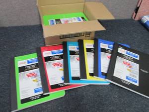 lot 411 image: Case of 12 Mead 100 sheet College R...