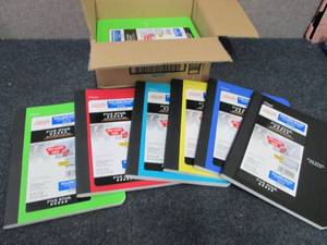 lot 412 image: Case of 12 Mead 100 sheet College R...