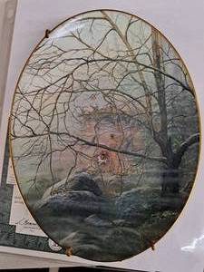 lot 618 image: Bringing the Shield by Julie Kramer Cole Limited Edition Collectors Plate
