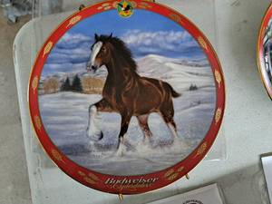 lot 601 image: Clydsedale Canter by Susie Morton Limited Edition Collectors Plate