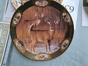 lot 612 image: 10 Point Buck by Don Kloetzke Limited Edition Collectors Plate