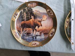 lot 610 image: Moose by Don Kloetzke Limited Edition Collectors Plate