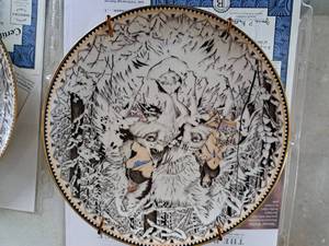 lot 645 image: Shared Worlds by Diana Casey Limited Edition Collectors Plate