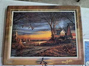 lot 670 image: Country Neighbors by Terry Redlin by x Limited Edition Collectors Plate
