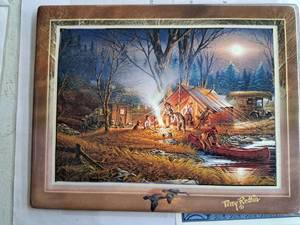 lot 674 image: Campfire Tales by Terry Redlin by x Collectors Limited Edition Collectors Plate