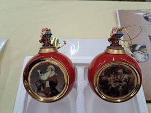 lot 692 image: Lot of (2) The Toy Maker and A Drum for Tommy Collectors Ornaments