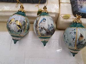 lot 701 image: Lot of (3) Lyrical Beginnings, Morning Serenade and Morning Chorus by Lena Liu Collectors Ornaments