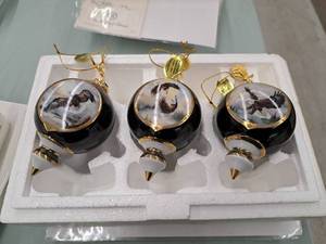 lot 708 image: Lot of (3) Eagle Dance, Winged Majesty and Noble Ascent Collectors Ornaments