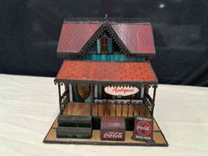 lot 867 image: Coca-Cola Stained Glass Antique Store Sculpture
