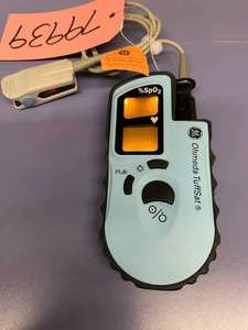 MSRP $800&nbspGE Datex Ohmeda TuffSat&nbspIs A Handheld Pulse Oximeter For Spot Checking Oxygen Saturation (SpO2) &amp Pulse Rate - Comes With Finger Sensor - Excellent Working Condition