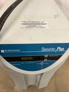 WOW MSRP $5000 - POWERVAR SECURITY PLUS HUGE Mobile Uninterruptible Power Supply ABCDEF4000-22 - COMMERCIAL GRADE &amp QUALITY UPS SYSTEM FOR OFFICE COMPUTER HEALTH CARE CENTERS BACKUP SYSTEMS - GOOD WORKING CONDITION