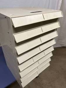 Lot Of New In Open Box Lionville Metro Medication Cart Replacement Drawers With Dividers